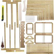 Gabaritos Cartonagem Fio Cabelo Wire-o T Esquadro Dobradeira Gabaritos Cartonagem Fio Cabelo Wire-o T Esquadro Dobradeira