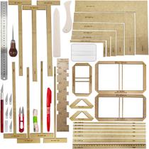 Gabaritos Cartonagem Fio Cabelo Wire-o T Esquadro Estiletes Gabaritos Cartonagem Fio Cabelo Wire-o T Esquadro Estiletes