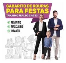 Gabaritos De Costura Para Festa - Modelagem - Molde - Régua