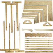 Gabaritos Fio Cabelo Esquadro T Cartonagem Wire-o Vincadoras Gabaritos Fio Cabelo Esquadro T Cartonagem Wire-o Vincadoras