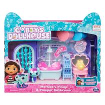 Gabby's Dollhouse - Playset de Luxo - Banheiro com Mercat