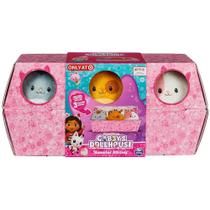 Gabbys dollhouse 3 pelucias de hamster kitties sunny