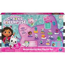 Gabbys dollhouse conjunto com 12 mini bonecos meow mazing sunny