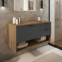 Gabiente para Banheiro Suspenso 1 Porta 2 Gavetas