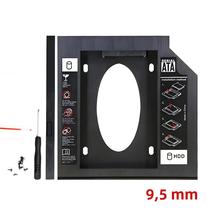 Gabinete Adaptador SATA 3.0 para SSD/HDD de 9,5mm - Substitui Drive de DVD de Laptop
