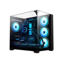 Gabinete Aquario 01fd Black Mega Shark Atx P/cooler 360
