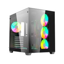 Gabinete Aquarius MT-G910BK Sem Fonte C3 Tech Gaming - 401030590100