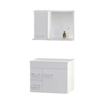 Gabinete Arm Banheiro Alpha Branco 1 Porta - Arte