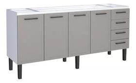 Gabinete Armário Cozinha Juno 2.00 Mt - 4 Portas 4 Gavetas - 100% Aço -Cozimax Gabinete Armário Cozinha Juno 2.00 Mt - 4 Portas 4 Gavetas - 100% Aço -Cozimax