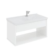 Gabinete Armário de Banheiro Encanto com Cuba Branco