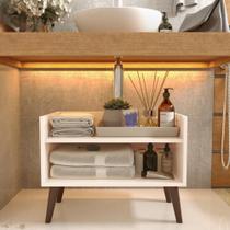 Gabinete armário organizador Grécia para banheiro - Várias Cores