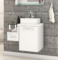 Gabinete Armário p/Banheiro (Balcão C/cuba Q32) Legno 630