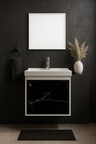 Gabinete Armário para Banheiro 40cm MDF com Cuba VENETO Gabinete Armário para Banheiro 40cm MDF com Cuba VENETO