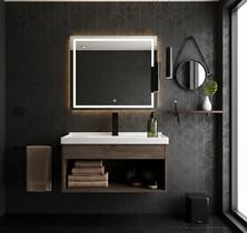 Gabinete Armário para Banheiro 60cm MDF com Cuba LIVORNO