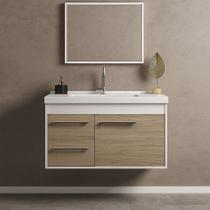 Gabinete Armário para Banheiro 60cm MDF com Cuba POTENZA Gabinete Armário para Banheiro 60cm MDF com Cuba POTENZA