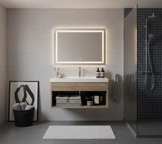 Gabinete Armário para Banheiro 60cm MDF com Cuba ZOFF