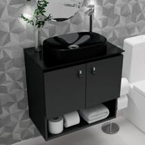 Gabinete Armário Para Banheiro Aço 60x36 Zeus Com Cuba De Apoio Gabinete Armário Para Banheiro Aço 60x36 Zeus Com Cuba De Apoio