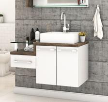 Gabinete Armário para Banheiro (Balcão C/cuba Q39) Legno 830