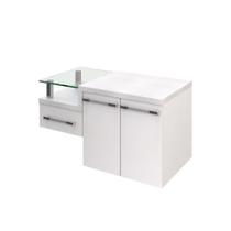 Gabinete Armario Para Banheiro Legno 830 (somente Balcao) Branco Chess C-branco Chess
