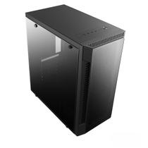 Gabinete atx bpc gamer preto com lateral de vidro sem fonte