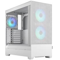 Gabinete ATX - Fractal Design Pop Air RGB - Branco (TG Clear) - FD-C-POR1A-01