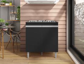 Gabinete Balcão Andreia para Cooktop 4 ou 5 Bocas Ajl Móveis