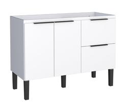 Gabinete / Balcão CIS de Cozinha em MDF / MDP para Pia de 1.20m 2 Portas + 2 Gavetas Cor Branco Gabinete / Balcão CIS de Cozinha em MDF / MDP para Pia de 1.20m 2 Portas + 2 Gavetas Cor Branco