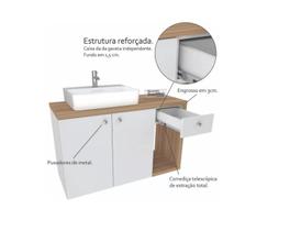 Gabinete Balcão com tampo de mdf para banheiro BRANCO Gabinete Balcão com tampo de mdf para banheiro BRANCO
