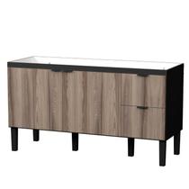 Gabinete / Balcão de Cozinha COLI MDF / MDP Para Pia de 1.50m Cor Tamarindo / Preto