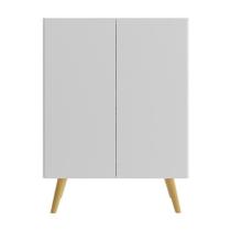 Gabinete Banheiro 2 Portas Retrô 63cm Multimóveis