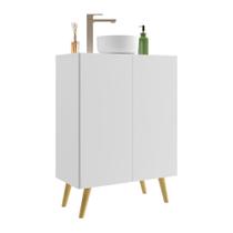 Gabinete Banheiro 2 Portas Retrô 63Cm Multimóveis V5006 Gabinete Banheiro 2 Portas Retrô 63Cm Multimóveis V5006