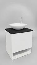 Gabinete Banheiro Com Cuba E Espelho 40cm Pia Branco Gabinete Banheiro Com Cuba E Espelho 40cm Pia Branco