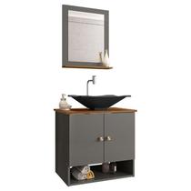 Gabinete Banheiro Deli Concava Prt Torneira Valv Click Inox Gabinete Banheiro Deli Concava Prt Torneira Valv Click Inox