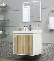 Gabinete Banheiro Em Mdf com Pia Cuba - Veneto