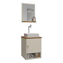 Gabinete Banheiro Lima Cuba Tulipa Bco Torn Valv Click Inox