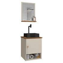 Gabinete Banheiro Lima Tulipa Pto Torneira Valv Click Black