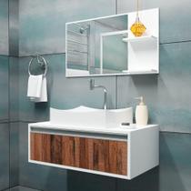 Gabinete Banheiro Maranata 80 Western C/cuba + Combo