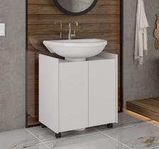 Gabinete Banheiro Pia de Coluna Eccos - Potenza Móveis