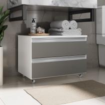 Gabinete Banheiro Rodinhas 60cm 02 Gavetas JOIA