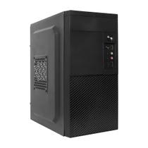 Gabinete Bluecase BG-2001, Mid tower, Com fonte 200W, 2 USB Frontal, Micro ATX e Mini ITX, com Fonte, Sem FANs, Preto - BG-2001BX Gabinete Bluecase BG-2001, Mid tower, Com fonte 200W, 2 USB Frontal, Micro ATX e Mini ITX, com Fonte, Sem FANs, Preto - BG-2001BX