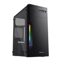 Gabinete C3Tech Gamer, Lateral em Acrílico, Sem Fonte, Preto - MT-G210BK