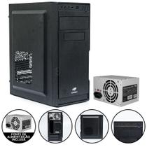 Gabinete c3tech micro-atx c/ Fonte 200w preto MT-23