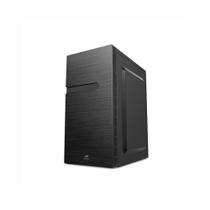 Gabinete C3Tech Micro ATX, Mid Tower, Com Fonte 200W, Preto