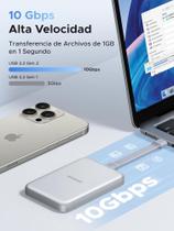 Gabinete Case UGREEN Para SSD M.2 NVMe Magnético USB C 3.2 Gen2 10 Gbps (8TB) PD 100W carregamento Gabinete Case UGREEN Para SSD M.2 NVMe Magnético USB C 3.2 Gen2 10 Gbps (8TB) PD 100W carregamento