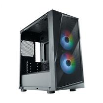 Gabinete Cooler Master CMP 320 Lateral de Vidro - 2 FANS ARGB de 120 MM - Preto - CP320-KGNN-S00