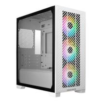 Gabinete Cooler Master Elite 301 - Vidro Temperado - 3xFan 120mm - Mid-Tower - Branco E301-WGNN-S00 Gabinete Cooler Master Elite 301 - Vidro Temperado - 3xFan 120mm - Mid-Tower - Branco E301-WGNN-S00