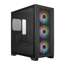 Gabinete Cooler Master Elite 301 - Vidro Temperado - 3xFan 120mm - Mid-Tower - Preto - E301-KGNN-S00