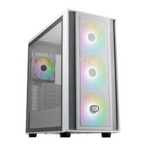 Gabinete Cooler Master Masterbox 600 - 3 Fans Argb - Branco