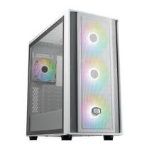 Gabinete Cooler Master Masterbox 600 - 3 Fans ARGB - Mid-Tower - Branco - MB600-WGNN-S00 Gabinete Cooler Master Masterbox 600 - 3 Fans ARGB - Mid-Tower - Branco - MB600-WGNN-S00