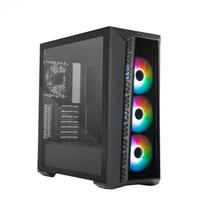 Gabinete Cooler Master MB520 Vidro Temperado -3 Fans ARGB-bk